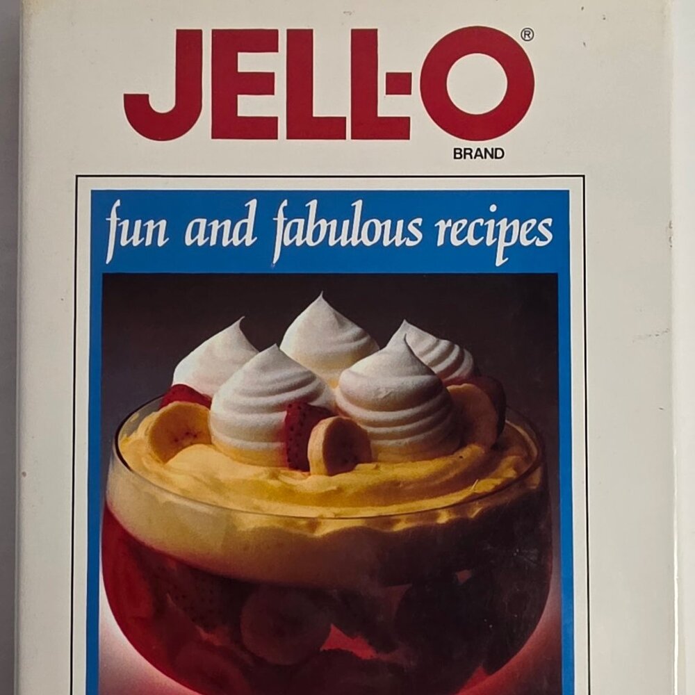 Vintage 1988 Jello Brand Fun and Fabulous Recipes Cookbook